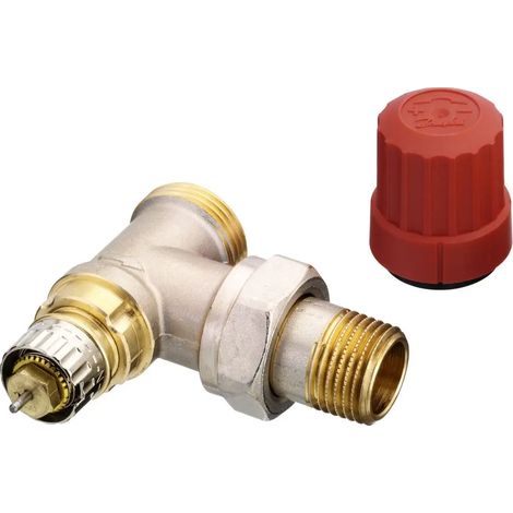 Danfoss Corpo valvola RA-N 15 G 3/4 AG, ad angolo, nichelato opaco, 013G4201