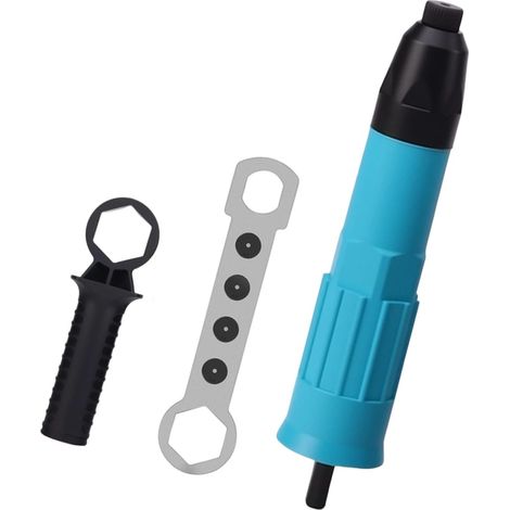 3 Stück Auto Nietzange Umwandlungsköpfe Heavy Duty Legierter Stahl Schneller Wechsel für Elektrische Bohrmaschinen Nietpistolen (1/5)