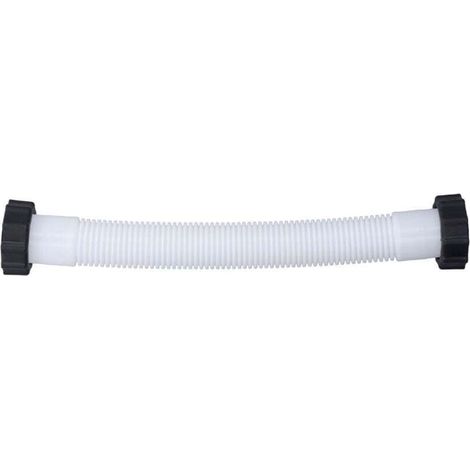 AIPERQ Ej.Life Tuyau de rechange pour pompe de piscine Intex 1,5 po de diamètre Tuyau de remplacement pour piscines hors sol Blanc 0,4 m / 1,3 pi (1/4)