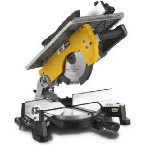 Femi – Scie à onglet 1800W Ø250mm – Vitesse 4200 tr/min – Pour bois dur – Système de réglage de la hauteur – Table supérieure large (1/5)