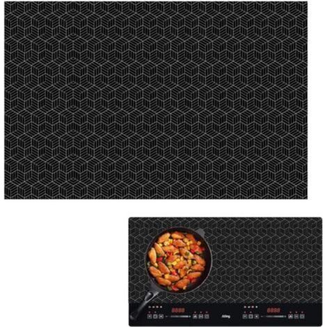 Tapis de protection à induction, tapis de sol antidérapant en silicone, tapis de protection à induction réutilisable, 78 x 52 cm