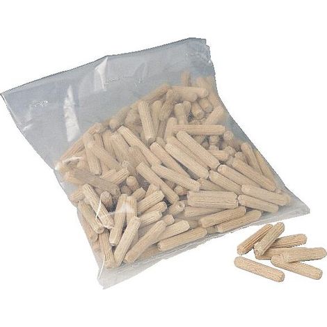 Tourillon bois rayé en hêtre 8X30 en sachet de 20000 (20Kg) - ASBOIS