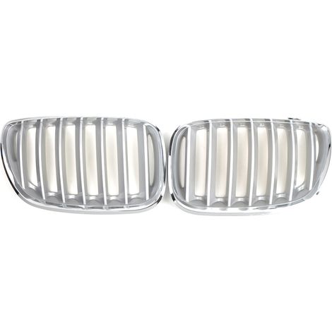 Frontstoßstangengrill, 2-teilig, einreihig, für BMW X5 E53 Facelift 2004–2006, OEM 51137113733 51137113734 (1/5)
