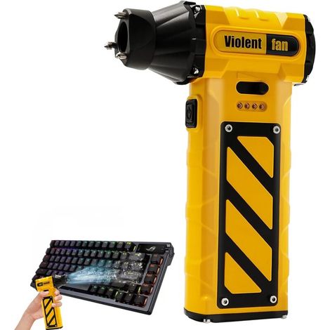 Druckluft-Staubabsauger, 180.000 U/min, elektrischer Druckluftreiniger, 8.000 mAh Akku, präzise einstellbarer Druckluftreiniger in Dose, geeignet für Computer, Tastaturen, Outdoor-Aktivitäten, Autos u