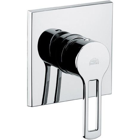 Paffoni mitigeur de douche encastré 1 sortie série West WS010CR Chromé - Laiton (1/4)