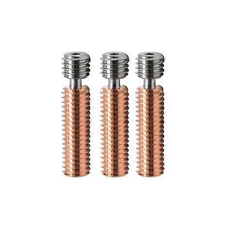 3 Stück Bimetall-Ansaugrohr für 3D-Drucker für Ender 3/3S/3V2 CR10/V2/V3