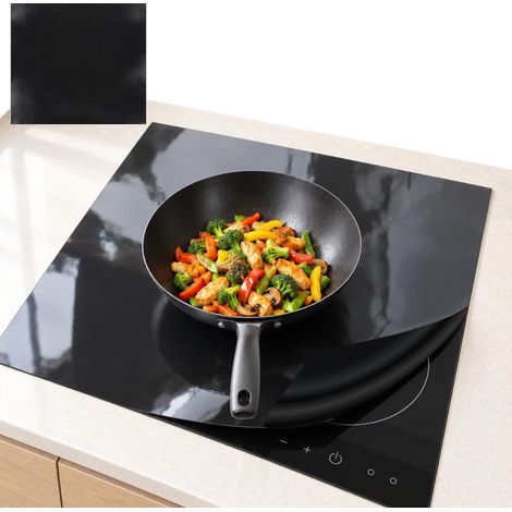 Protection Plaque Induction 52 x 61 cm, Tapis Protection Plaque Induction Silicone, Protege Plaque Induction Anti Rayures, Antidérapant, Découpable, Réutilisable, Jusqu’à 230 °C, Cuisine (1/5)