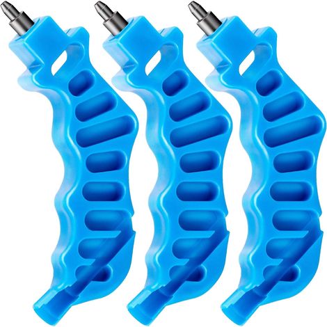 Ensemble de 3 perforatrices 2 en 1 pour l'irrigation, outil de perçage pour tuyaux goutte à goutte facilitant l'insertion des raccords et des goutteurs de 6,35 mm (1/4"). Kit d'irrigation pour jardin, (1/5)