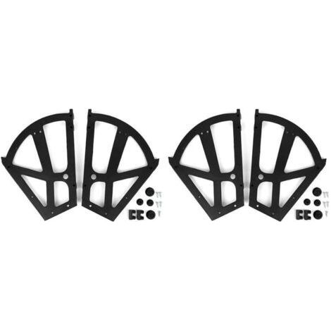 4 pièces/ensemble chaussures charnières d\\'armoire, meubles de maison chaussures tiroir armoire charnière Flip plaque cadre tournant Rack accessoires de remplacement (1/5)