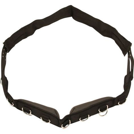 Kerbl Longiergurt Schwarz Warmblut 32339 (1/3)