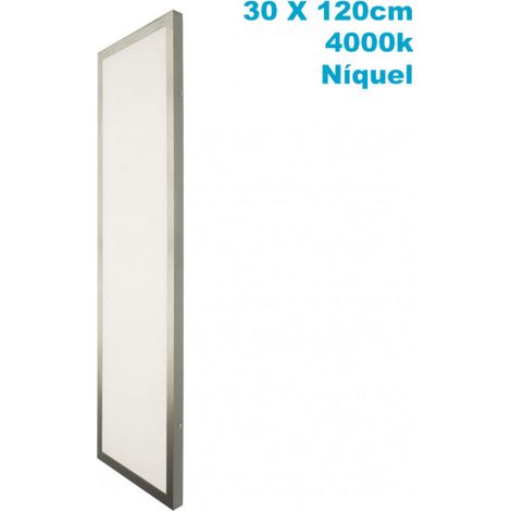 Deckenleuchte 72w 4000k 3,5x30x120 cm flach nickel 6120lm