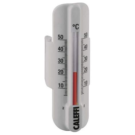 Termometro ad aggancio rapido Caleffi 675900  Bianco