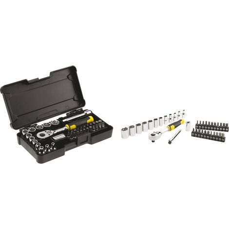 Stanley STMT82672-0 Set Compatto Chiavi a Bussola 37 Pezzi Attacco 1/4" Professionale (1/10)