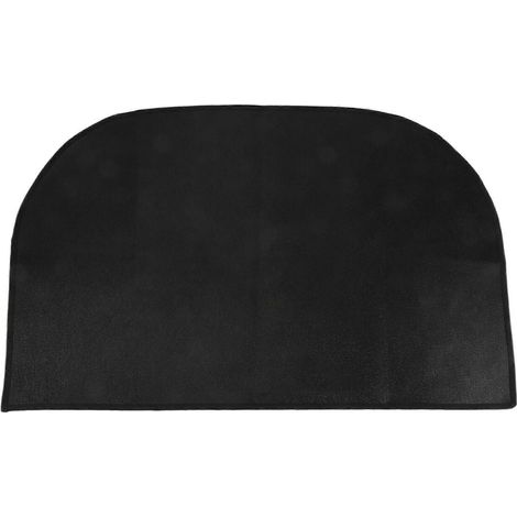 Tapis ignifuge semi-circulaire pour cheminée, tapis retardateur de flamme pour cheminée, couverture isolante pour cheminée (1/5)