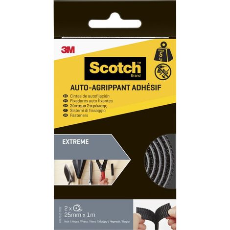 2 nastri adesivi neri SCOTCH L.100 x l.25 mm SCOTCH