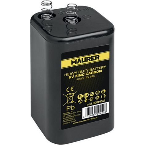BATTERIA LAMPADA STRADALE 6V MAURER