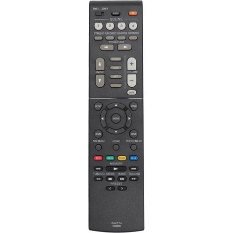 Télécommande de remplacement professionnelle RAV574 VDM8690 compatible avec le récepteur AV RX V4A (1/5)
