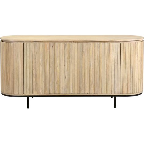 MENTON-Buffet 2 portes L180 cm en bois de Manguier massif (1/5)