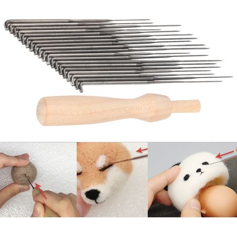 Aiguilles à feutrage pour laine, accessoires de broderie et travaux manuels DIY (1/5)