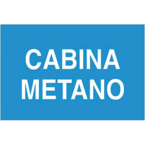 Methan-Kabinenschild