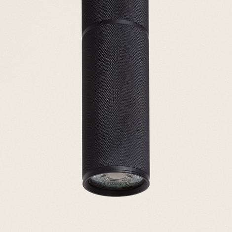 Lampada a Sospensione Alluminio Breixo 4 Faretti Nero (1/5)