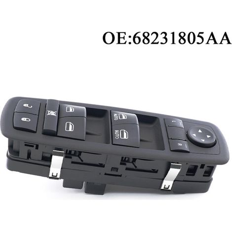 Ensemble de commutateur de fenêtre électrique 68139805AA, adapté aux Dodge, Chrysler et Jeep, commande la montée et la descente des fenêtres électriques, facile à utiliser. (1/4)