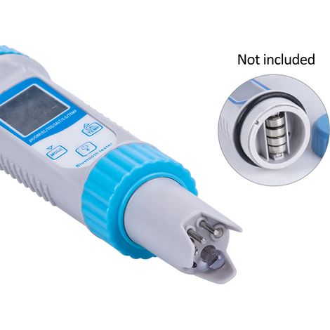Testeur de qualité de l'eau PH Digital 7 en 1 PH/ORP/EC/TDS/SEL/S.G/TEMP Stylo de test avec écran LCD pour la culture de nutriments, jardin intérieur, maison, piscine, aquarium (1/5)
