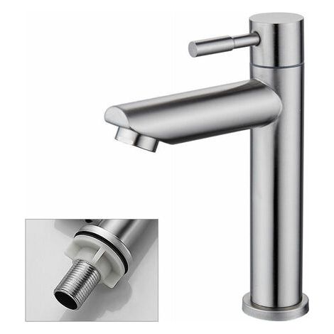 Kaltwasserhahn, Ashort Premium-Badezimmerarmatur, Gäste-WC-Waschtischarmatur, Badezimmerarmatur