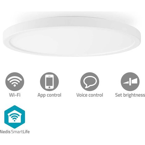 Nedis Smartlife Plafón Blanco 290 mm 18W Wi-Fi