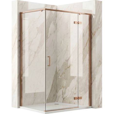 Cabine De Douche Rea Bruno Brush Copper 90X120 (1/5)
