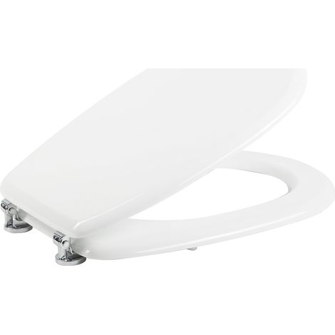 Wc-Sitz weiss Toilettendeckel aus mdf mit Deckel mod. Liuto Fit