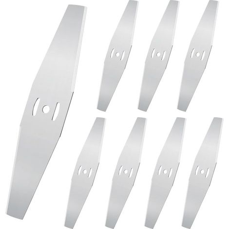 Set mit 8 rautenförmigen Klingen für akkubetriebene Freischneider (1/5)