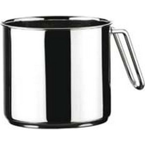 1PZ BOLLILATTE IN ACCIAIO INOX 18/10 CM.14 CON MANICO - cm.14
