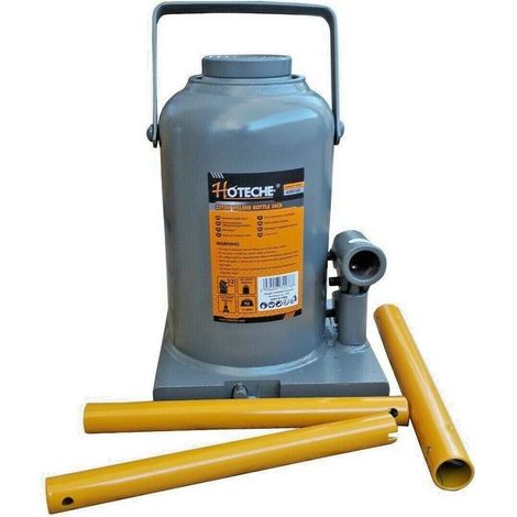 TrAdE Shop Traesio - Cric Crick Idraulico Per Auto A Bottiglia Sollevatore Martinetto 32 Tonnellate -