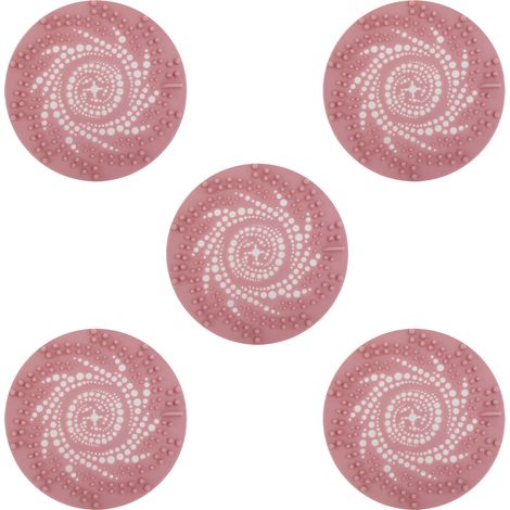 1 Filtre à cheveux, plastique souple, antidérapant, pour salle de bain, baignoire, cuisine (1/5)