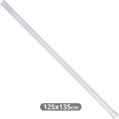Asta estensibile per tenda da doccia da 135 a 235 cm