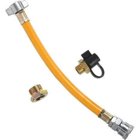 Kit De Tuyau D'Air Comprimé Pour Camion Et Remorque Flexible Air Comprimé Avec Vis De Réduction Pièces De Rechange Pour Réservoir D'Air Installation Facile (1/5)
