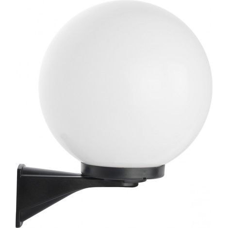 Applique extérieure boule 30 cm E27 noire IP43 SU-MA (1/4)