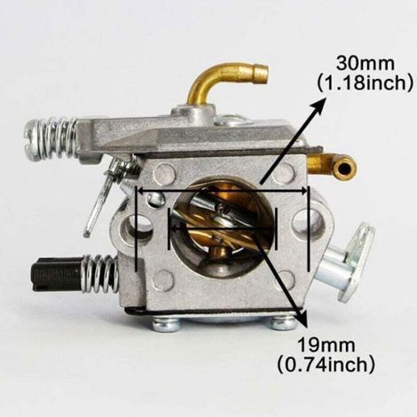 Carburateur MP16 52cc – Coude cuivre durable – Pour trononneuse 4500 5200 5800 (1/4)