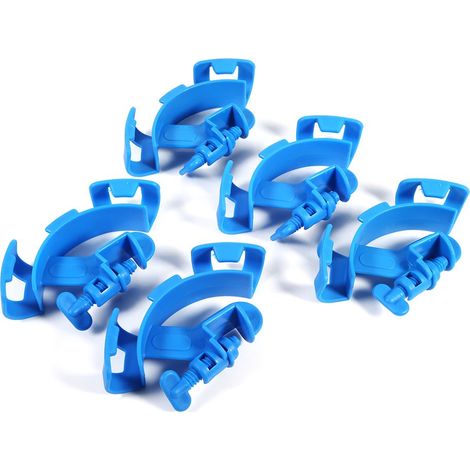 5Pcs Tuyau Cintre, Eau Filtre Tuyau Tube de Support de Filtre de Filtration Clip Fish Tank Aquarium (1/5)
