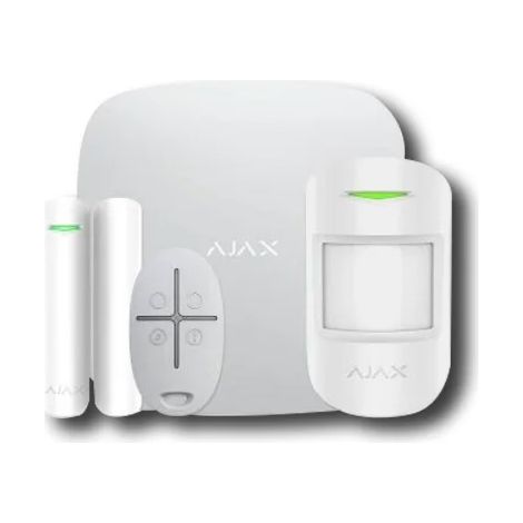 38168 - Jeweller - StarterKit - Hub, MotionProtect, DoorProtect, SpaceControl - color white - Ajax seguridad inalámbrica