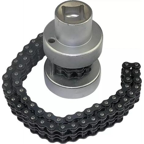 Chiave Per Filtro Olio Gasolio a catena Attacco 1/2 Doppia Catena 30 cm 07667