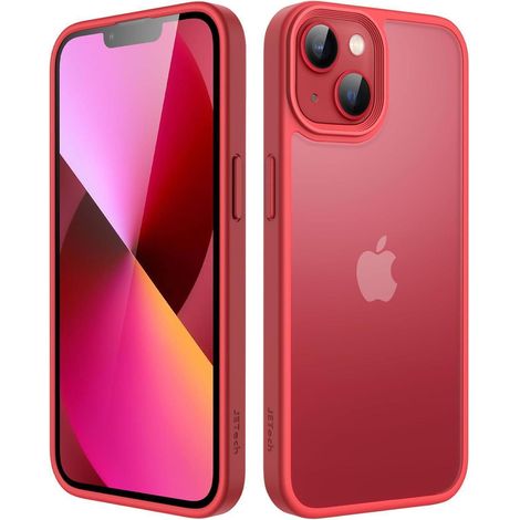 Handyhülle iPhone 13 Stoßfest Matt Anti Fingerabdruck Rot (1/5)