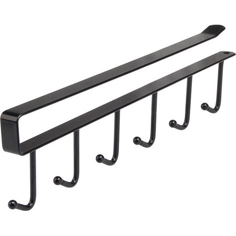 Lot de 2 torchons de cuisine multifonctionnels noir et blanc avec anneau de suspension (1/3)