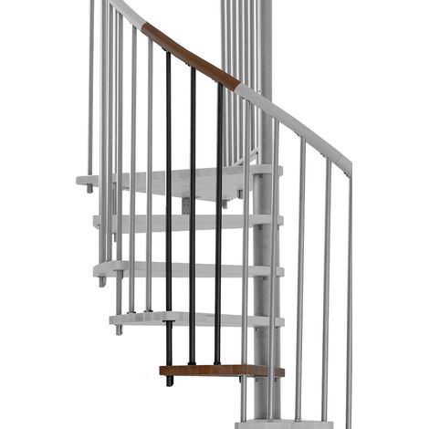 Minka Höhenerweiterung für Spiral Wood 160cm Durchmesser Walnuss Schwarz