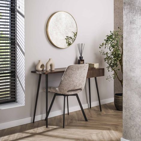 Schminktisch Elin Massive Akazie Drift Brown 120 cm