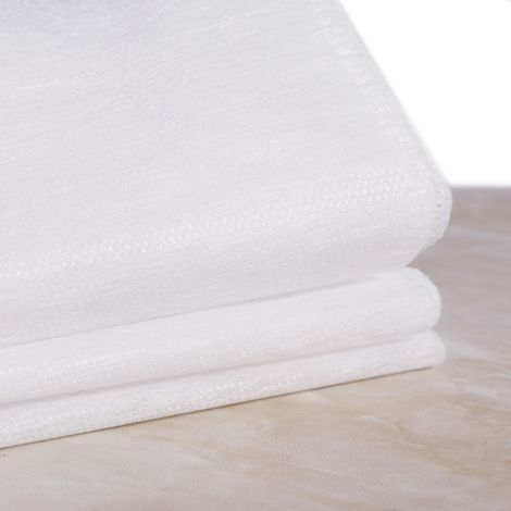Taie d'oreiller jetable non tissée, blanche, pour prévenir les infections bactériennes, idéale pour les voyages et les hôtels. (1/5)