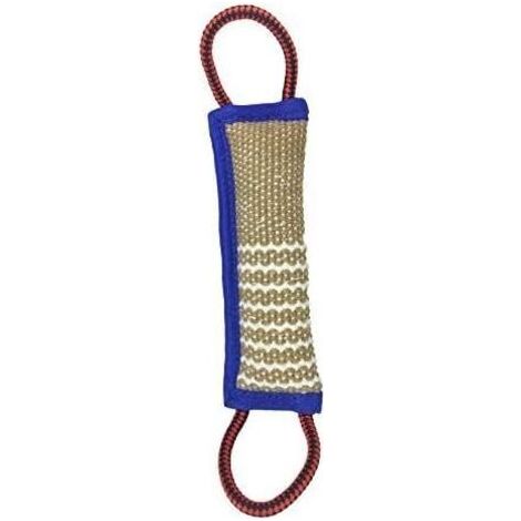 Jouet remorqueur de morsure de chien, oreiller interactif à 2 poignées pour chiots, jeunes chiens, entraînement, jeux de récupération (1/4)