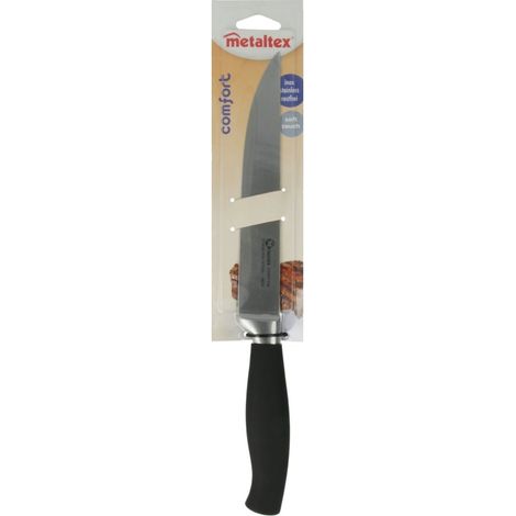Couteau à viande Metaltex Comfort 33 cm Noir/Acier inoxydable (1/2)
