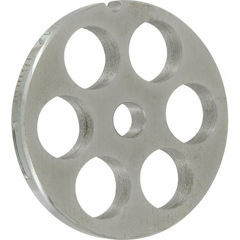 Piastra acciaio inox Tre Spade TC 10 12 tritacarne fori mm 18 F11078/IR